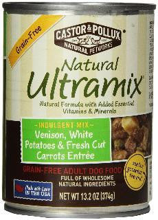 Castor & Pollux Ultramix Grain Free Venison, Potato & Carrot 12-13 oz. For Discount