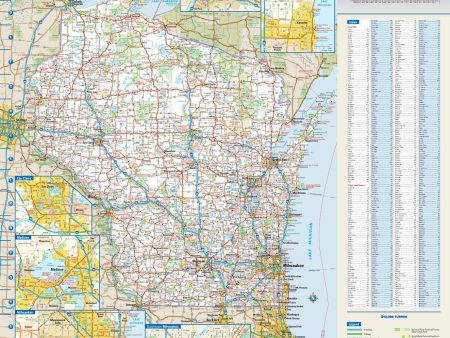 Wisconsin Wall Map by Globe Turner Online Hot Sale