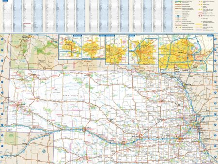 Nebraska Wall Map by Globe Turner Online