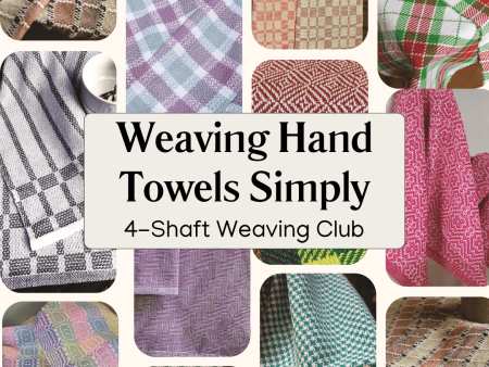 Weaving Hand Towels Simply Kit-of-the-Month Club for 4-Shaft Weaving Fashion