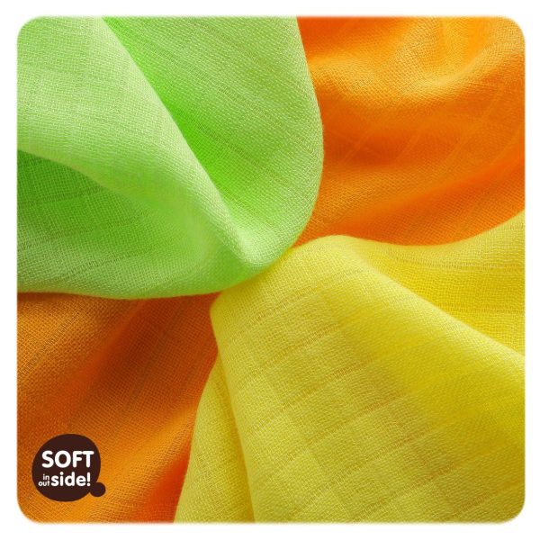 Bamboo Muslins 11.8  x 11.8  - Colours Mix (9 Pack) Online Hot Sale