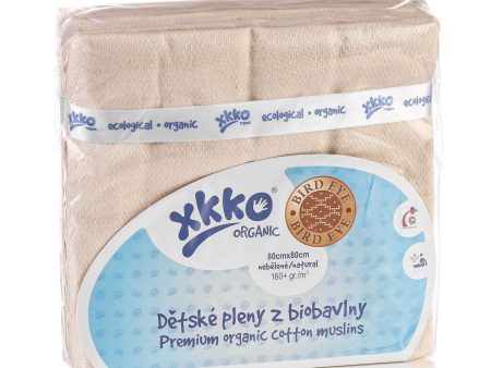 Organic Cotton BirdsEye Diapers 31.4  x 31.4  - Natural (5 Pack) For Cheap