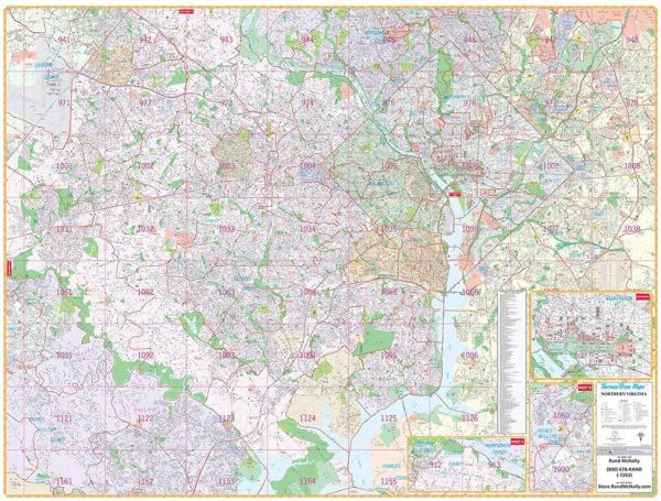 Washington DC & Northern Virginia by Rand McNally Fashion