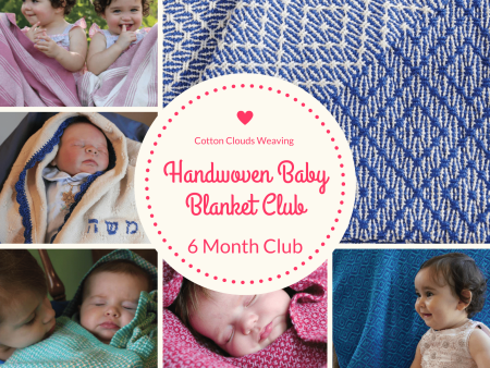 Handwoven Baby Blankets Club ~ 4 Shaft Weaving For Sale