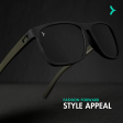 Kev Green Power Sunglasses For Cheap