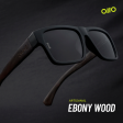 Asher Wood Black Power Sunglasses Online Sale