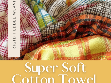 Super Soft Cotton Towel Kit-of-the-Month Club ~ Rigid Heddle Weaving Fashion