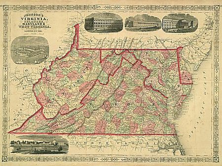 Johnson s Virginia, Delaware, Maryland & West Virginia, 1864 Discount