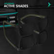 Kev Green Power Sunglasses For Cheap