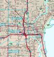 Premium Style Wall Map of Milwaukee, WI. by Market Maps Discount