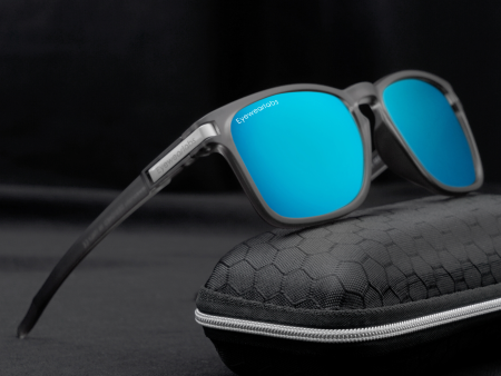 Cypher Blue Mirror Power Sunglasses Fashion