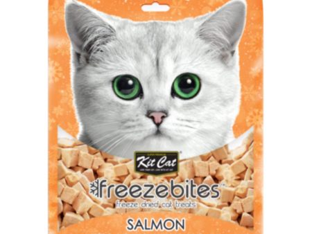 4 FOR $14: Kit Cat Freeze Bites Salmon Grain Free Cat Treats 15g Online Sale