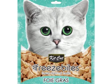 4 FOR $14: Kit Cat Freeze Bites Foie Gras Grain Free Cat Treats 20g For Discount