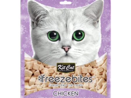 4 FOR $14: Kit Cat Freeze Bites Chicken Grain Free Cat Treats 15g Online Hot Sale