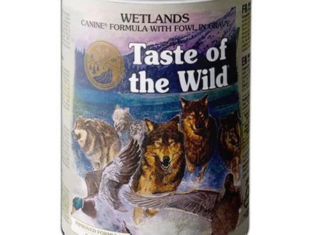 35% OFF: Taste Of The Wild Wetlands In Gravy Canned Dog Food 390g Online Sale