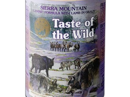 35% OFF: Taste Of The Wild Sierra Mountain Roasted Lamb In Gravy Canned Dog Food 390g Discount