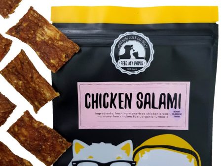 Feed My Paws Chicken Salami Cat & Dog Treats 70g Supply