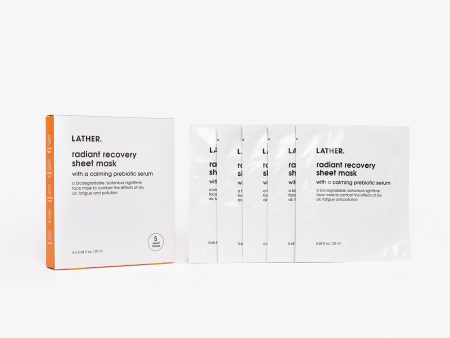 Radiant Recovery Sheet Masks - 5 pack For Sale