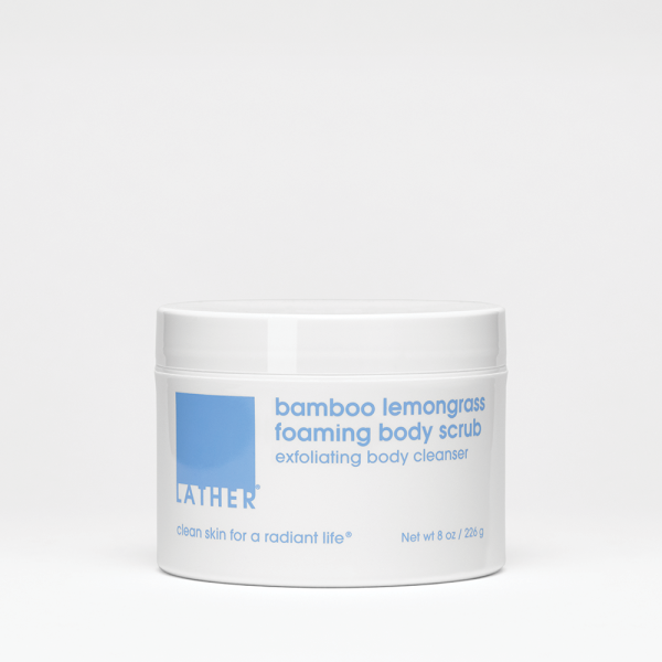 Bamboo Lemongrass Foaming Body Scrub 8oz For Cheap