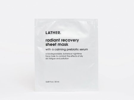 Radiant Recovery Sheet Mask - Single Mask Hot on Sale