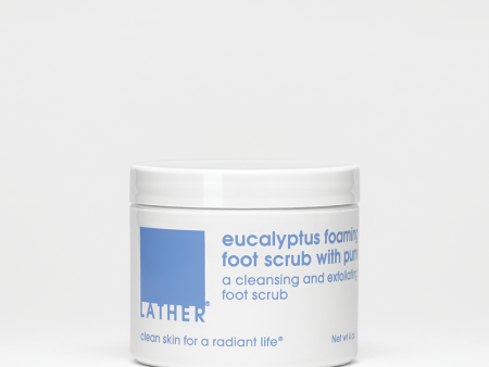 Eucalyptus Foaming Foot Scrub with Pumice 4oz Discount